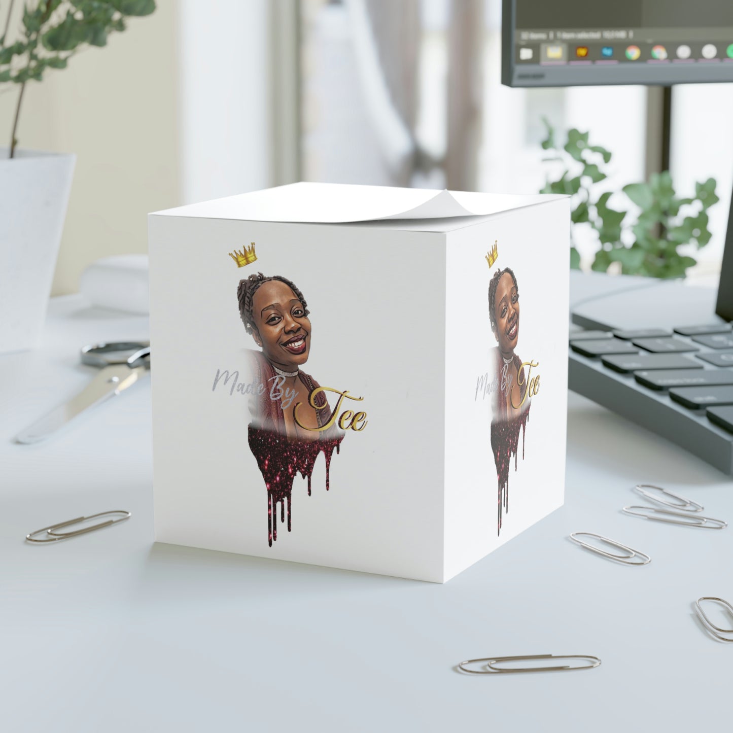 Custom Sticky Note Cube